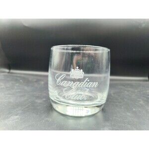 Canadian Club Whisky Rocks Glass Round 3.25”